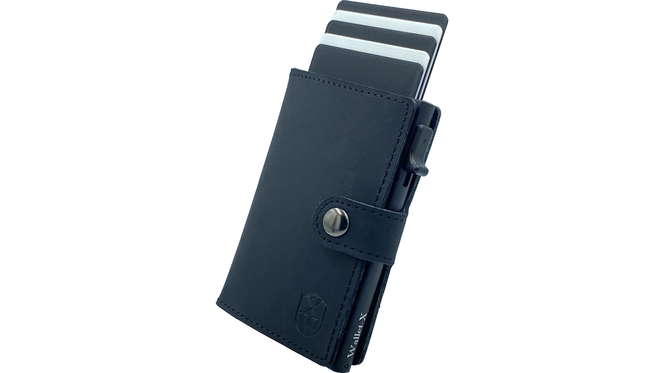 Wallet-X smarte mit smart RFID-Schutz – wallet / / Minima Geldbörse (black)
