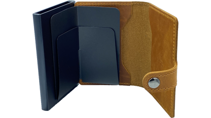 Minima (brown) / smarte Geldbörse mit RFID-Schutz / smart wallet