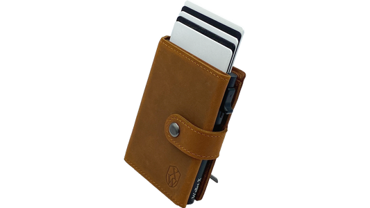Nummus (brown) / smarte Geldbörse mit RFID-Schutz und Münzfach / smart wallet