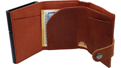 Nummus (red) / smarte Geldbörse mit RFID-Schutz und Münzfach / smart wallet