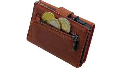Nummus (red) / smarte Geldbörse mit RFID-Schutz und Münzfach / smart wallet