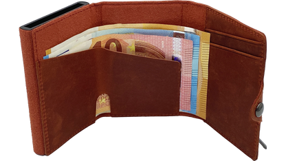 Omnia (red) / smarte Geldbörse mit RFID-Schutz und Münzfach / smart wallet