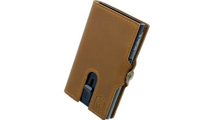 Proprius (brown) / smarte Geldbörse mit RFID-Schutz und Münzfach / smart wallet / slim wallet