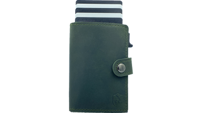 Minima (green) / smarte Geldbörse mit RFID-Schutz / smart wallet