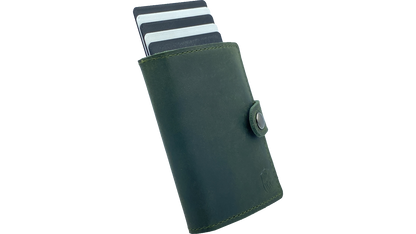 Minima (green) / smarte Geldbörse mit RFID-Schutz / smart wallet