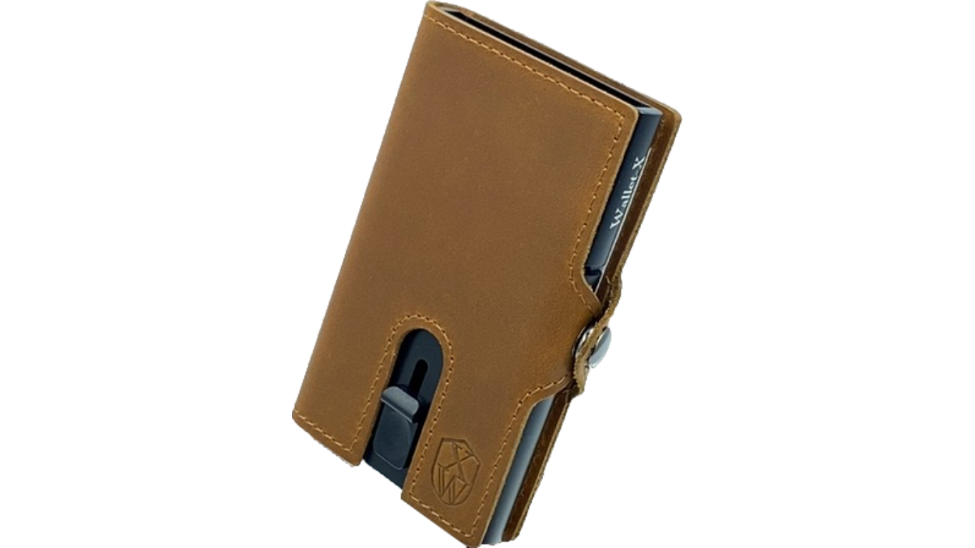 Proprius (brown) / smarte Geldbörse mit RFID-Schutz und Münzfach / smart wallet / slim wallet